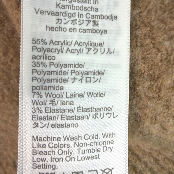 J Crew Extra Soft Crewneck Sweater Camel Brown Pullover Knit Size M - Picture 6 of 9